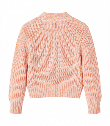 Kids' Cardigan Knitted Mixed Pink 116
