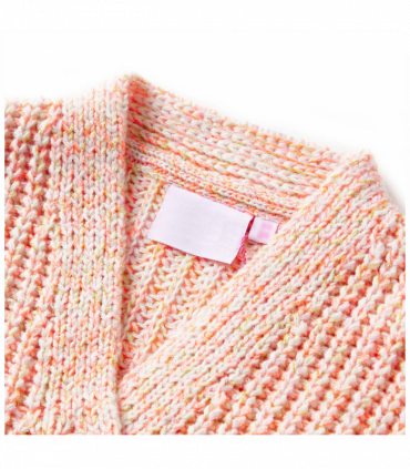 Kids' Cardigan Knitted Mixed Pink 116