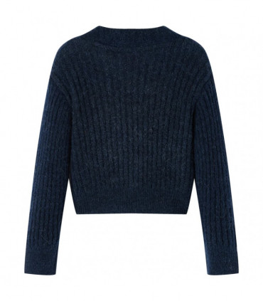 Kids' Cardigan Knitted Navy 116