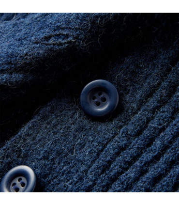 Kids' Cardigan Knitted Navy 116