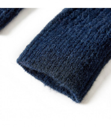 Kids' Cardigan Knitted Navy 116