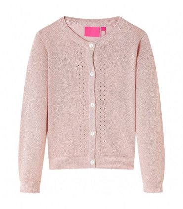 Kids' Cardigan Knitted Soft Pink 104