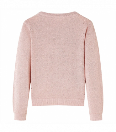 Kids' Cardigan Knitted Soft Pink 104