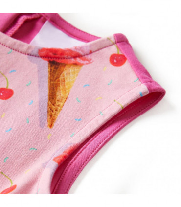 Kids' Dress Bright Pink 128