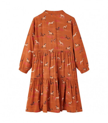 Kids' Dress Cognac 140