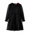 Kids' Dress with Long Sleeves Black 104
