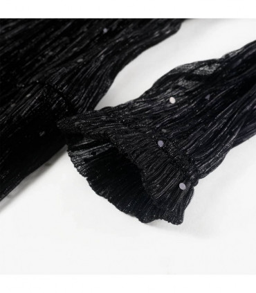 Kids' Dress with Long Sleeves Black 116