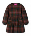 Kids' Dress with Long Sleeves Cognac 104