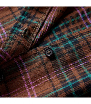 Kids' Dress with Long Sleeves Cognac 92