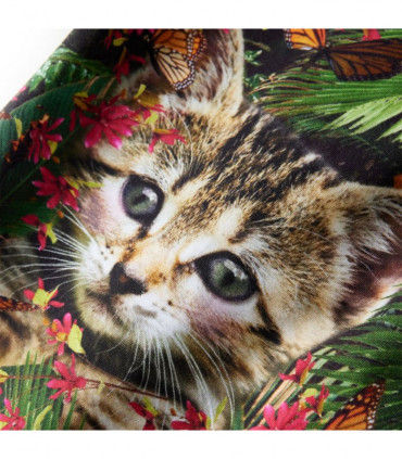 Kids' Dress with Long Sleeves Dark Green 116