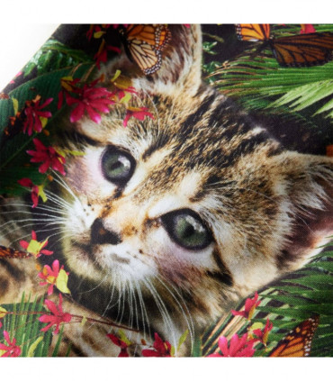 Kids' Dress with Long Sleeves Dark Green 128