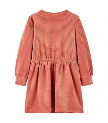 Kids' Dress with Long Sleeves Medium Pink 104