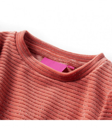 Kids' Dress with Long Sleeves Medium Pink 116