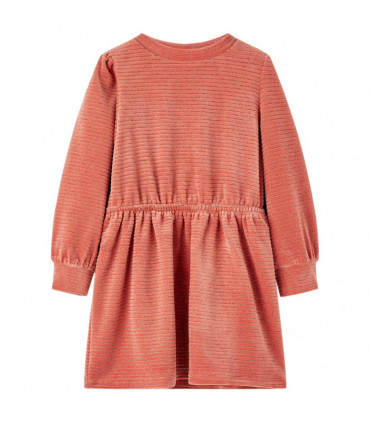 Kids' Dress with Long Sleeves Medium Pink 128