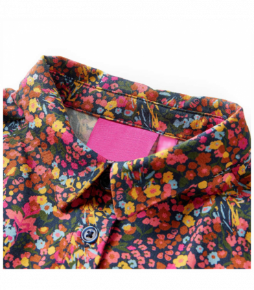 Kids' Dress with Long Sleeves Multicolour 140