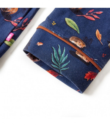 Kids' Dress with Long Sleeves Navy 104