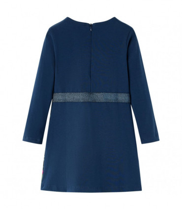 Kids' Dress with Long Sleeves Navy 104