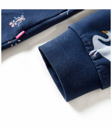 Kids' Dress with Long Sleeves Navy 104