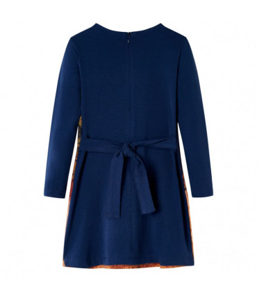 Kids' Dress with Long Sleeves Navy 104