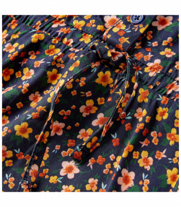 Kids' Dress with Long Sleeves Navy 104