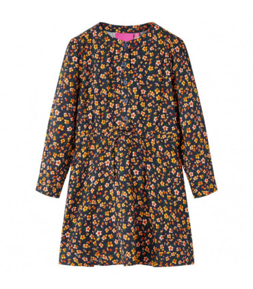 Kids' Dress with Long Sleeves Navy 116