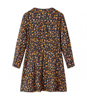 Kids' Dress with Long Sleeves Navy 116