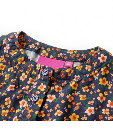 Kids' Dress with Long Sleeves Navy 116