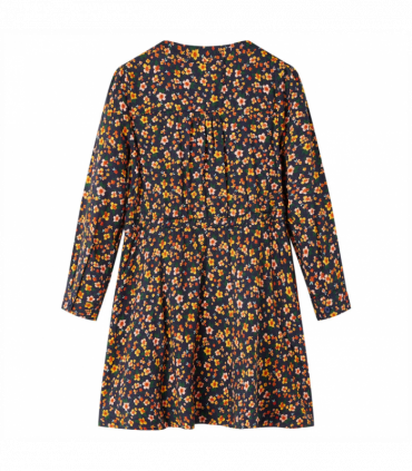 Kids' Dress with Long Sleeves Navy 128