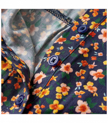 Kids' Dress with Long Sleeves Navy 128