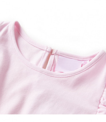 Kids' Dress with Ruffles Light Pink 104