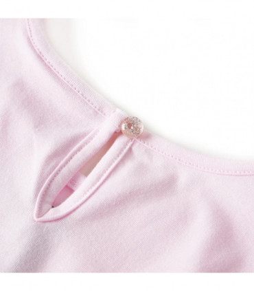 Kids' Dress with Ruffles Light Pink 128