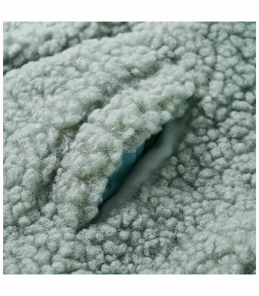 Kids' Hooded Jacket Teddy Faux Fur Mint Green 92