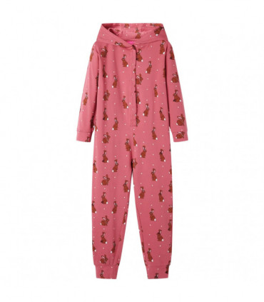 Kids' Hooded Onesie Old Pink 92