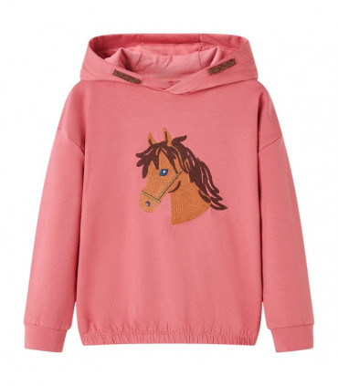 Kids' Hooded Sweatshirt Old Pink 104