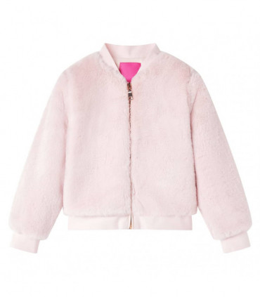Kids' Jacket Faux Fur Soft Pink 104