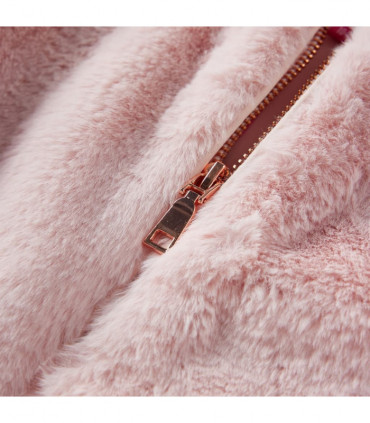 Kids' Jacket Faux Fur Soft Pink 116