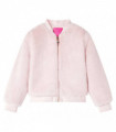 Kids' Jacket Faux Fur Soft Pink 128