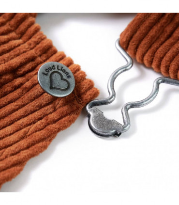 Kids' Overall Dress Corduroy Cognac 116