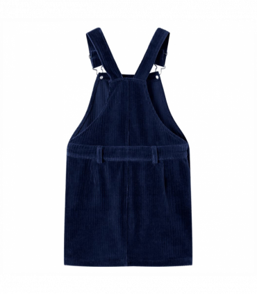 Kids' Overall Dress Corduroy Navy 104