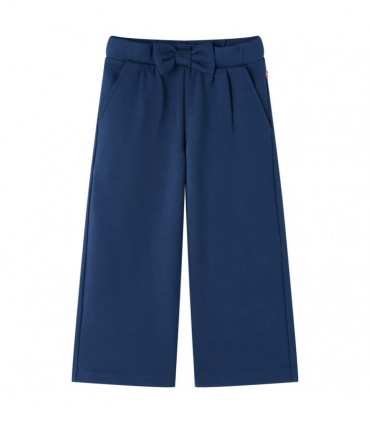 Kids' Pants with Wide Legs Navy 128