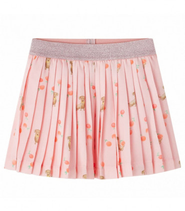 Kids' Pleated Skirt Light Orange 104
