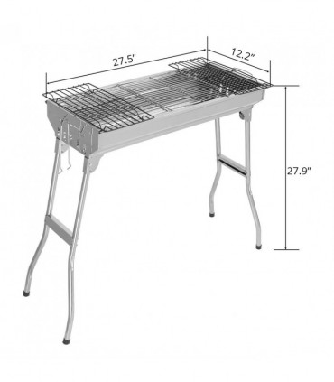 Portable Stainless Steel Grill (Standard Configuration)