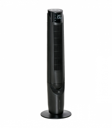 Quiet Air Cooler, Home Evaporative Ice Cooling Tower Fan Bedroom, Black