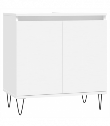 vidaXL Bathroom Cabinet White 58x33x60 cm Engineered Wood