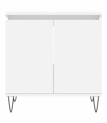 vidaXL Bathroom Cabinet White 58x33x60 cm Engineered Wood
