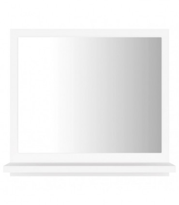 Bathroom Mirror White 40x10.5x37 cm Engineered Wood