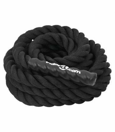 vidaXL Battle Rope Black 6 m 4.5 kg Polyester