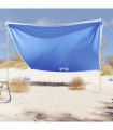 vidaXL Beach Canopy with Sand Anchors Blue 304x300 cm