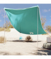 vidaXL Beach Canopy with Sand Anchors Green 214x236 cm