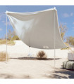 vidaXL Beach Canopy with Sand Anchors Grey 214x236 cm
